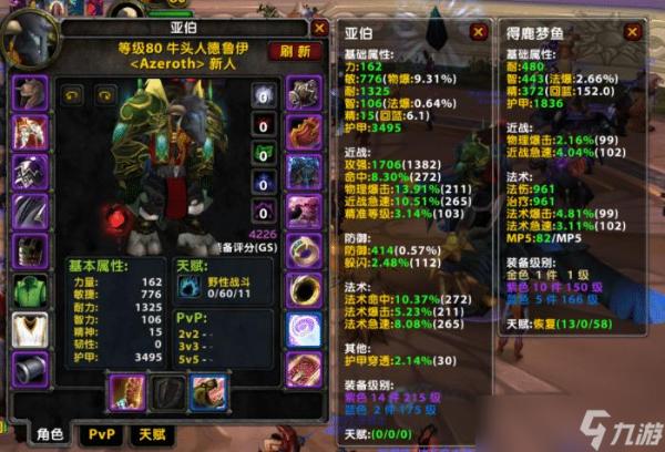 魔兽世界牛头人站街装备推荐 魔兽世界评分最高的牛头人站街装备