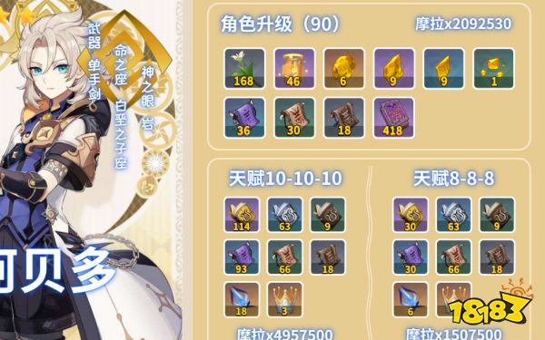 《原神》阿贝多阵培养攻略大合集 阿贝多武器圣遗物阵容推荐